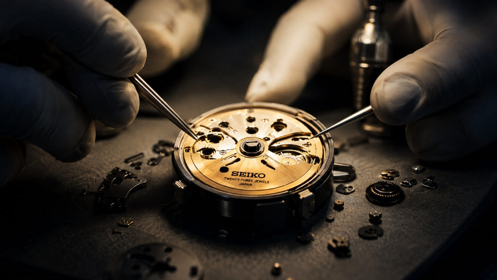 Hand Assembled Seiko Movement